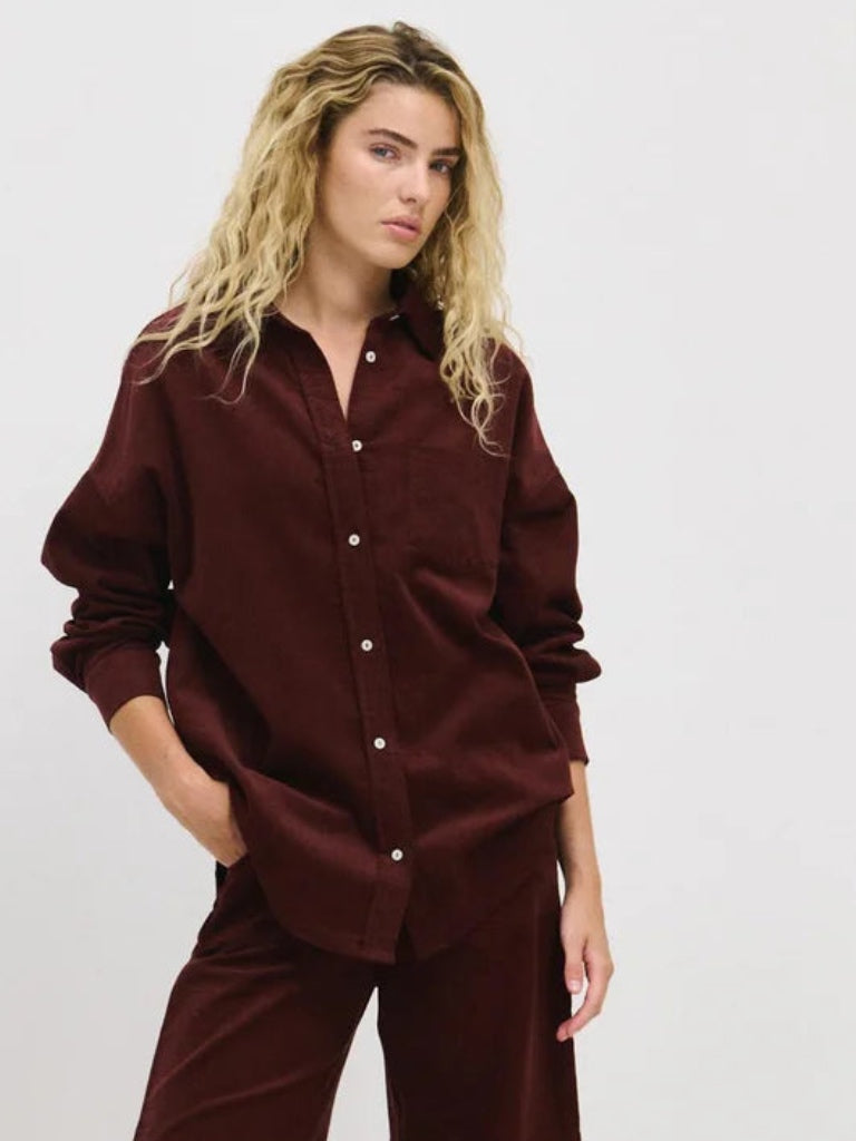 LITTLE LIES KARA CORD SHIRT