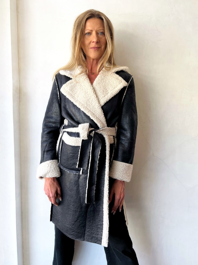 URBAN LUXURY IDAHO SHEARLING COAT