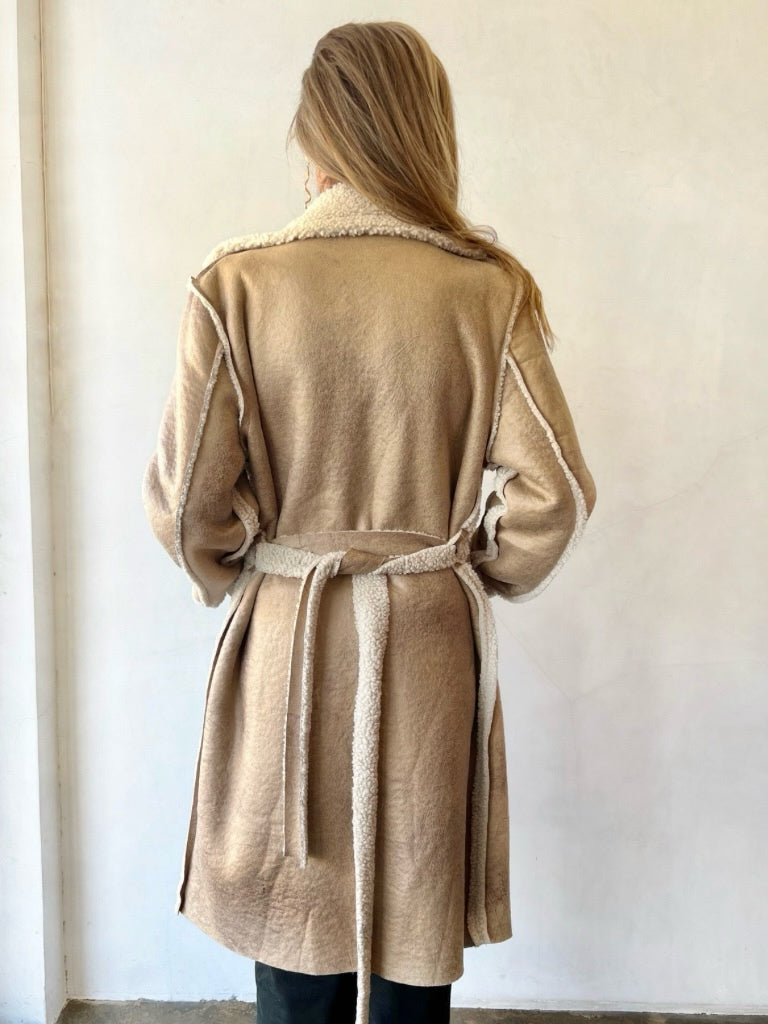URBAN LUXURY IDAHO SHEARLING COAT