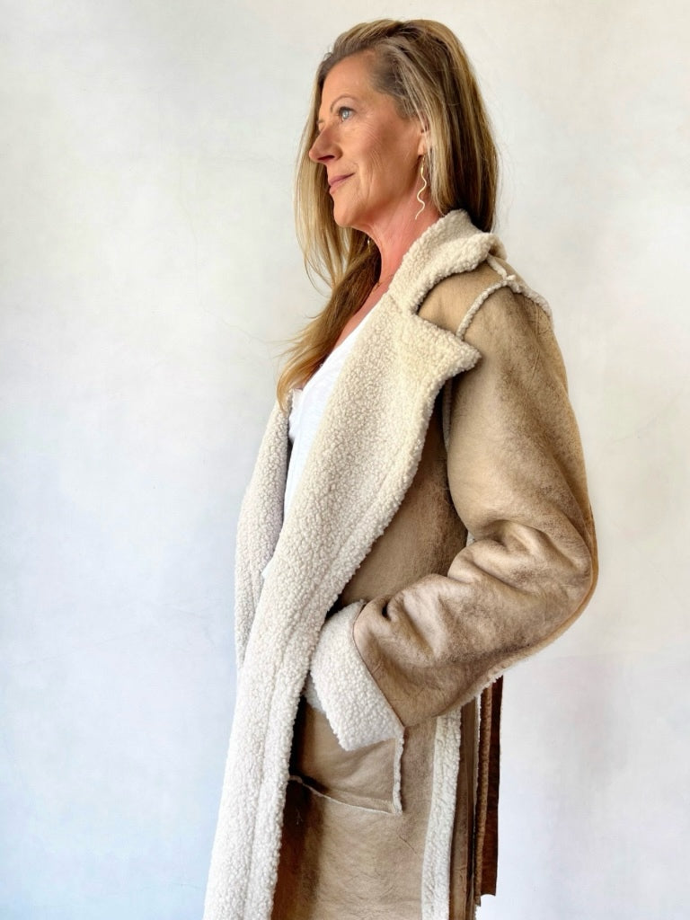 URBAN LUXURY IDAHO SHEARLING COAT