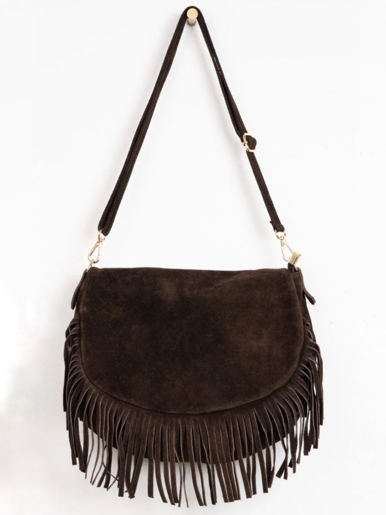 SARTA FRANCIA FRINGED SHOULDER BAG