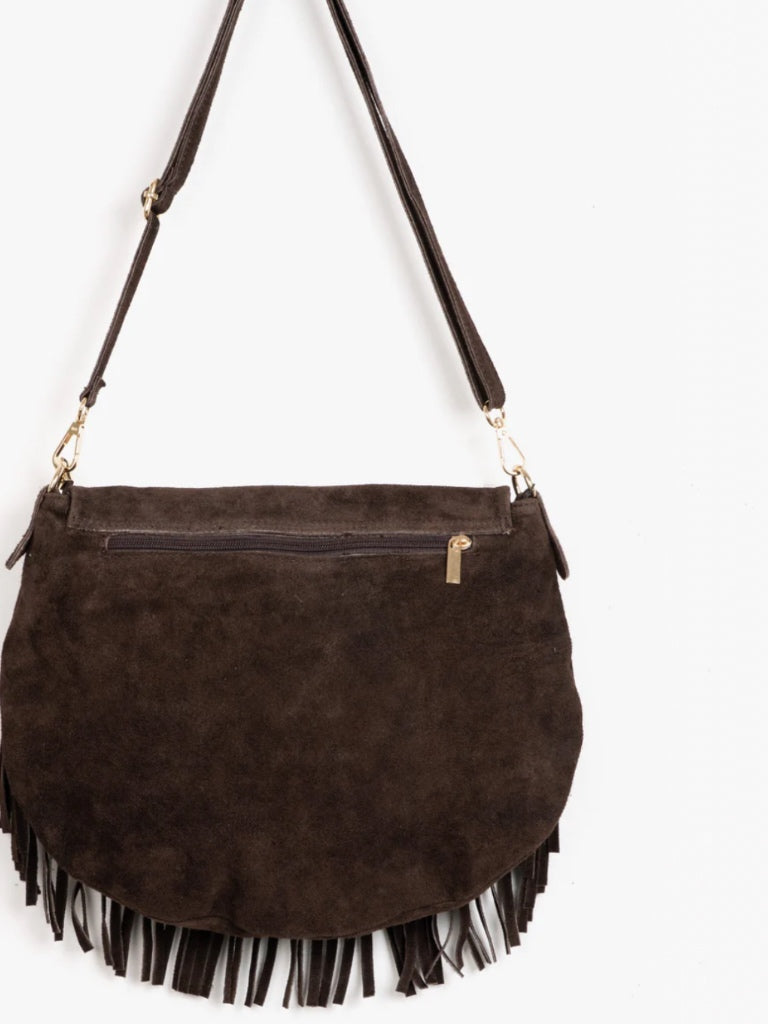 SARTA FRANCIA FRINGED SHOULDER BAG