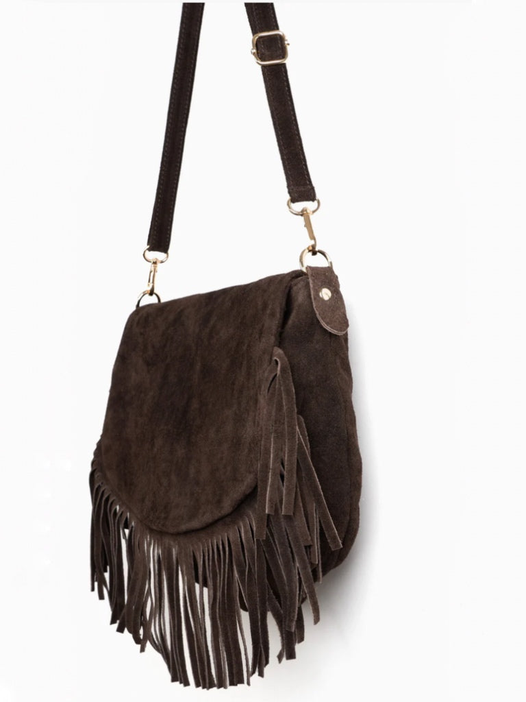 SARTA FRANCIA FRINGED SHOULDER BAG