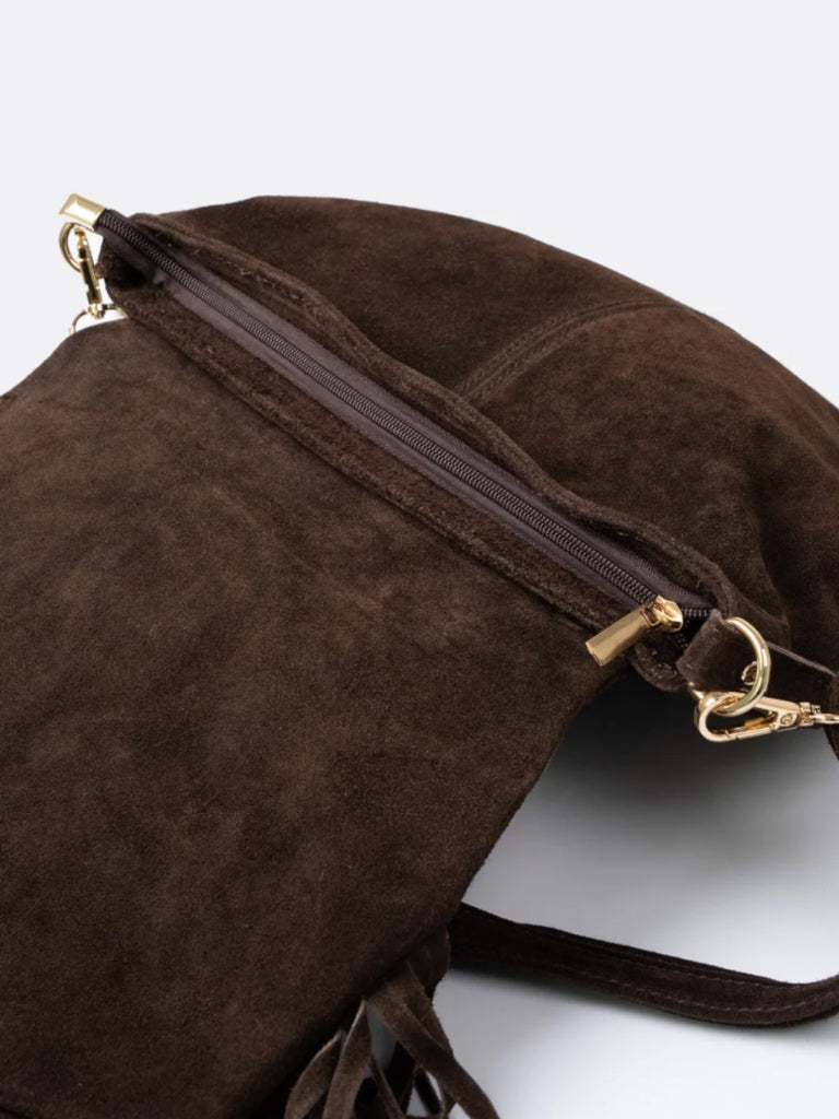 SARTA FRANCIA FRINGED SHOULDER BAG