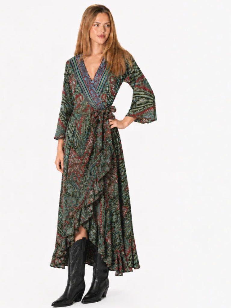 CIENNA SPIRIT WRAP DRESS