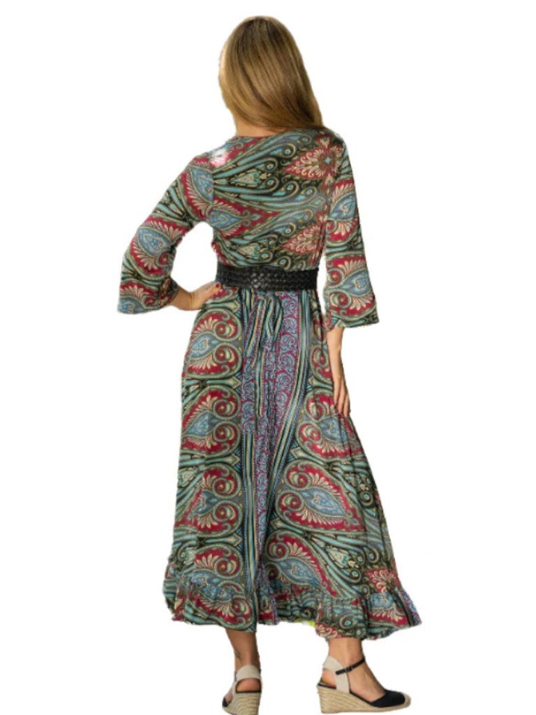 CIENNA SPIRIT WRAP DRESS
