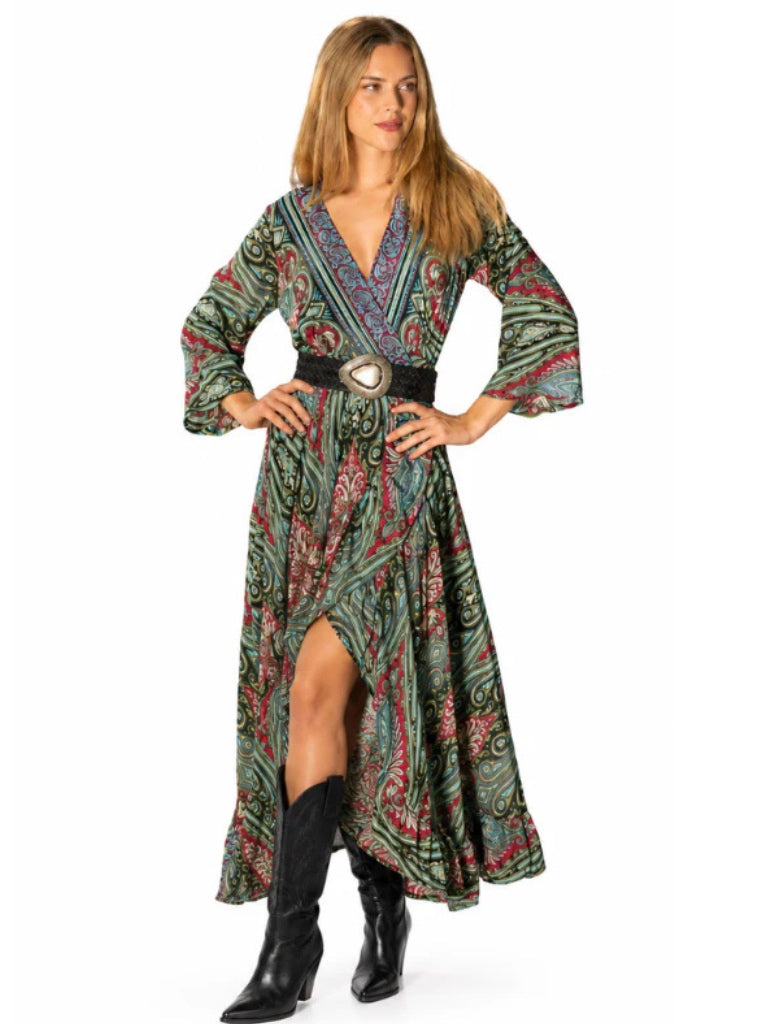 CIENNA SPIRIT WRAP DRESS