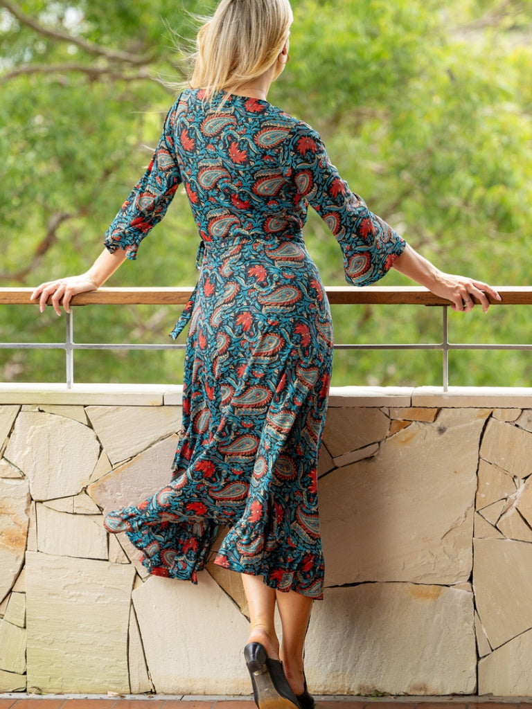 CIENNA SPIRIT WRAP DRESS