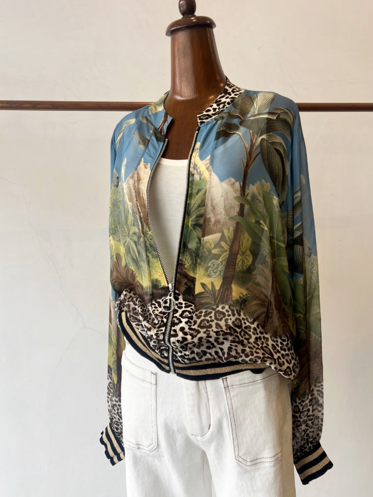 AMICI DOLCI SILK PALMY BOMBER
