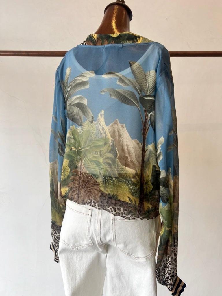 AMICI DOLCI SILK PALMY BOMBER