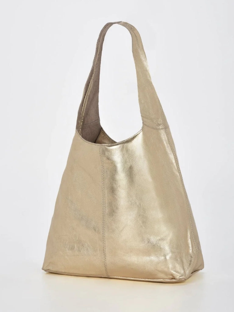 C&C LYNX LEATHER SLOUCH BAG