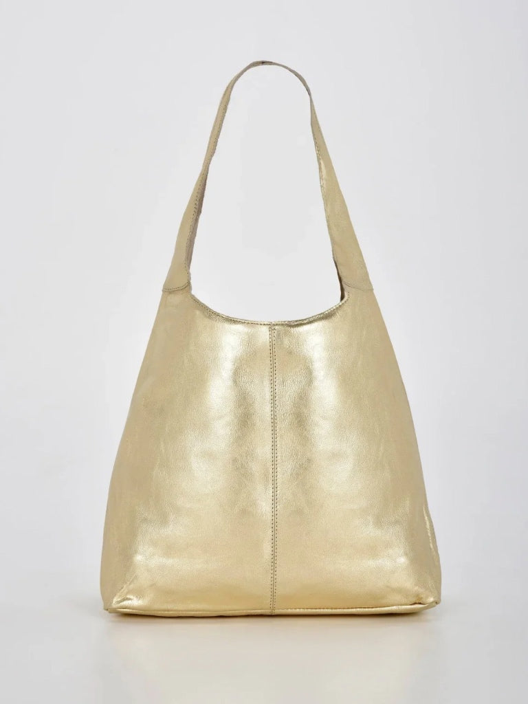 C&C LYNX LEATHER SLOUCH BAG