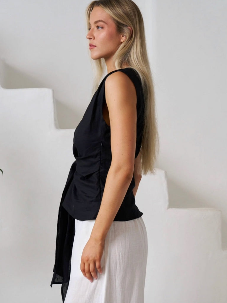 VALERIA RHIANNA TIE TOP