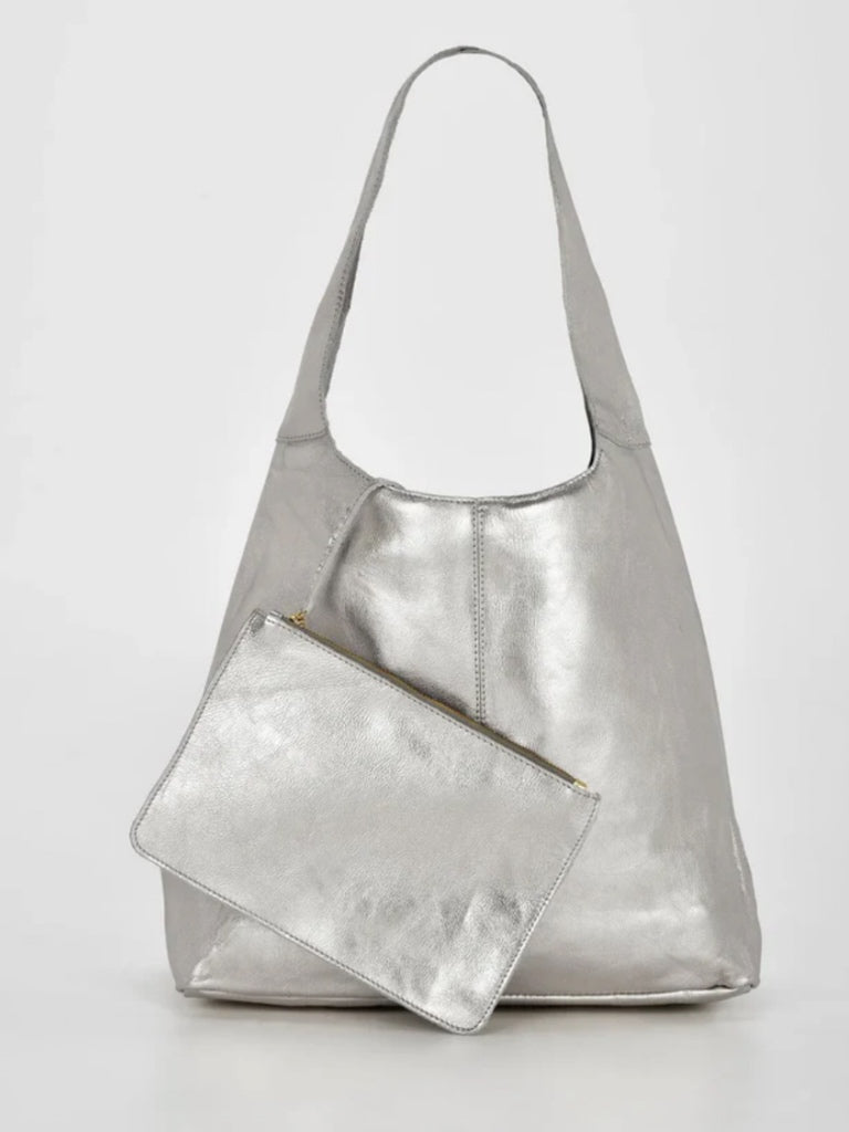 C&C LYNX LEATHER SLOUCH BAG
