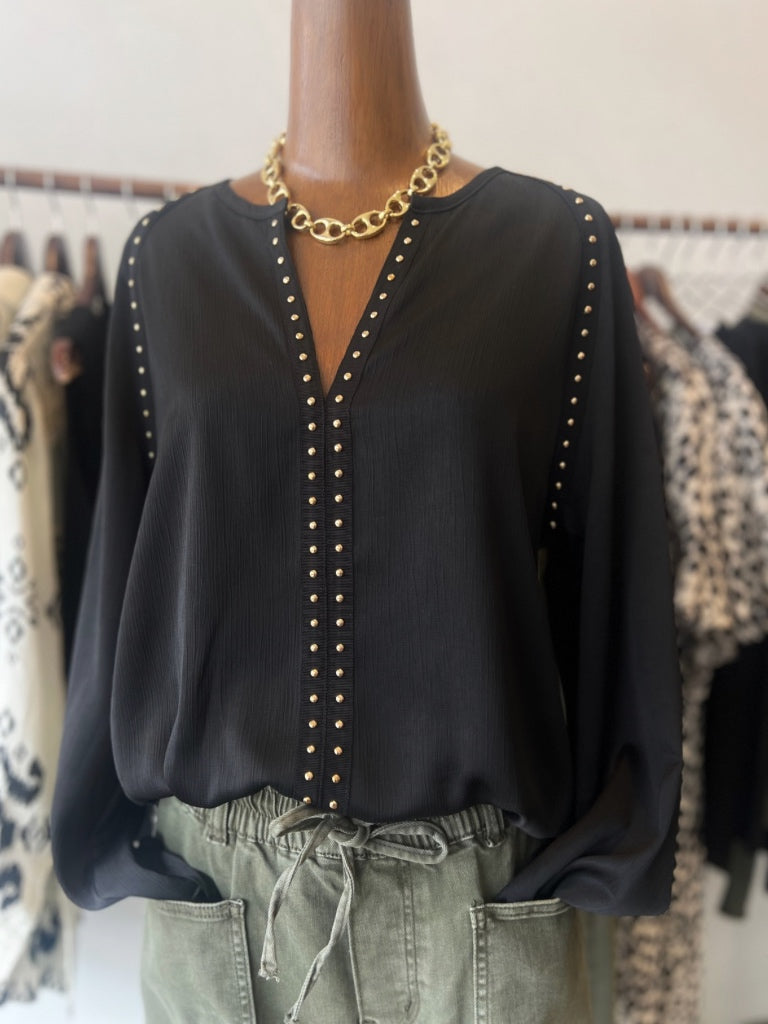 GIGI STUDDED BLOUSE