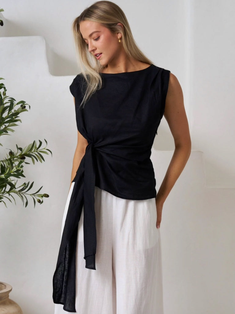 VALERIA RHIANNA TIE TOP