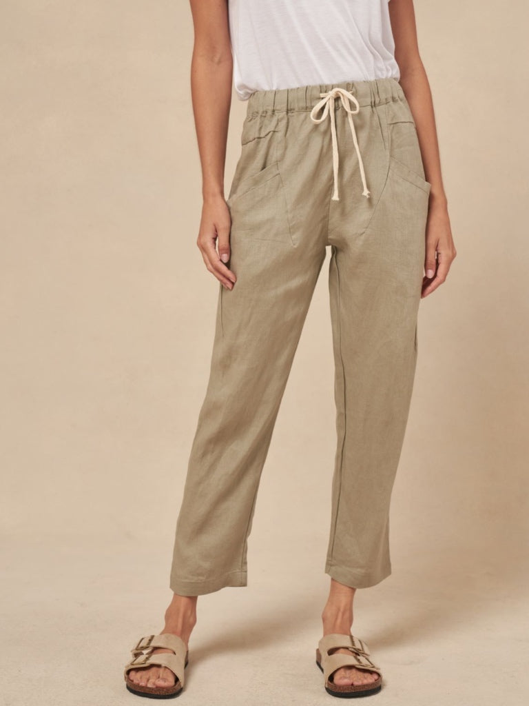 LITTLE LIES LINEN SAFARI PANT