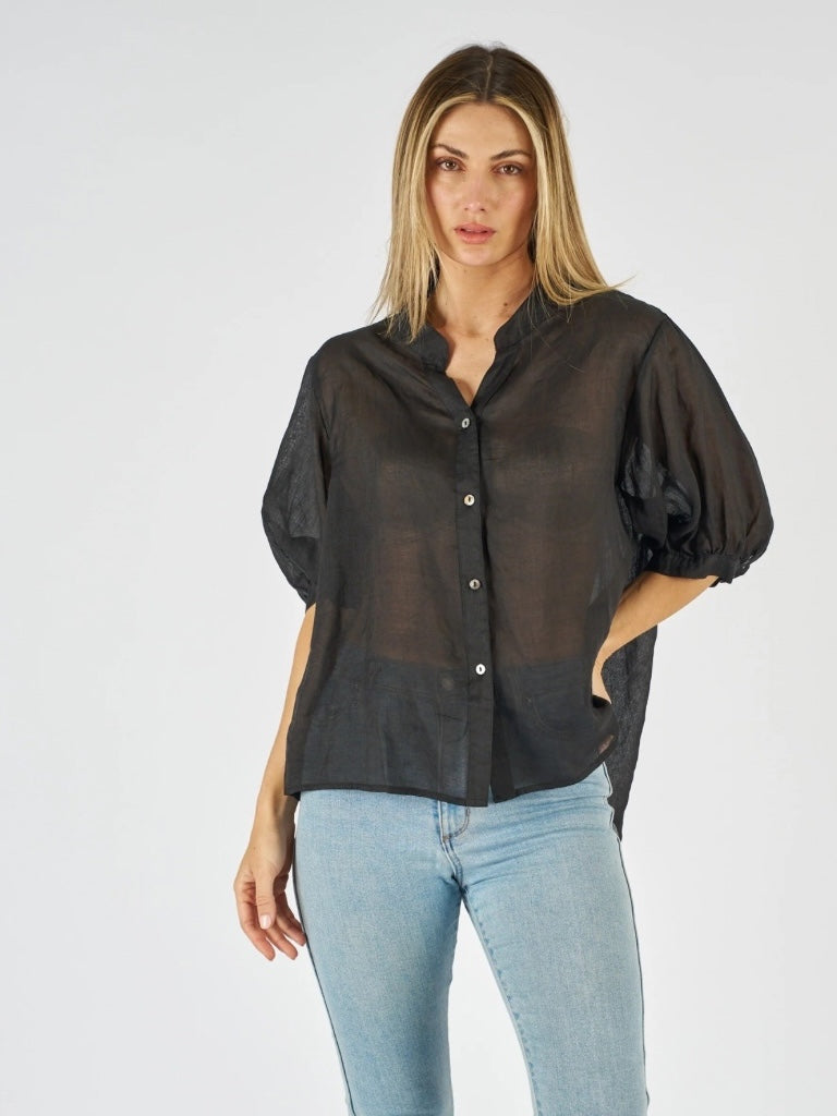 WORTHIER LINEN CAPRI SHIRT