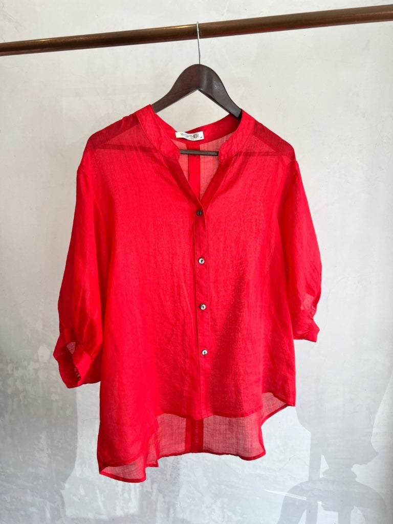 WORTHIER LINEN CAPRI SHIRT