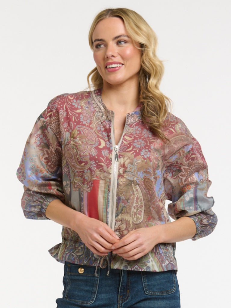 URBAN LUXURY PAISLEY BOMBER