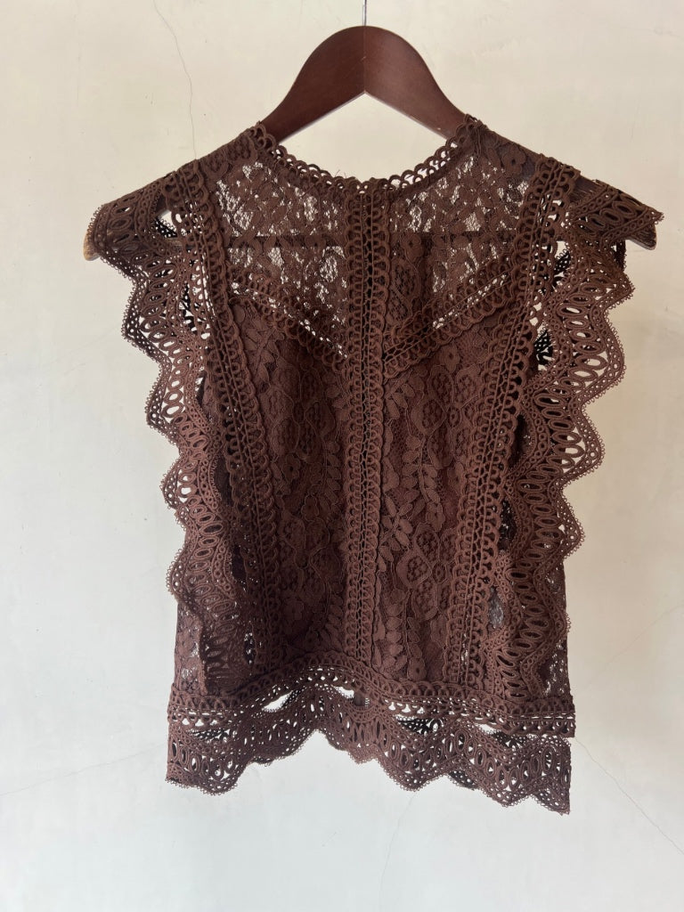 ST GERMAIN GISELLE LACE TOP