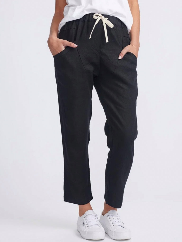 LITTLE LIES LINEN SAFARI PANT