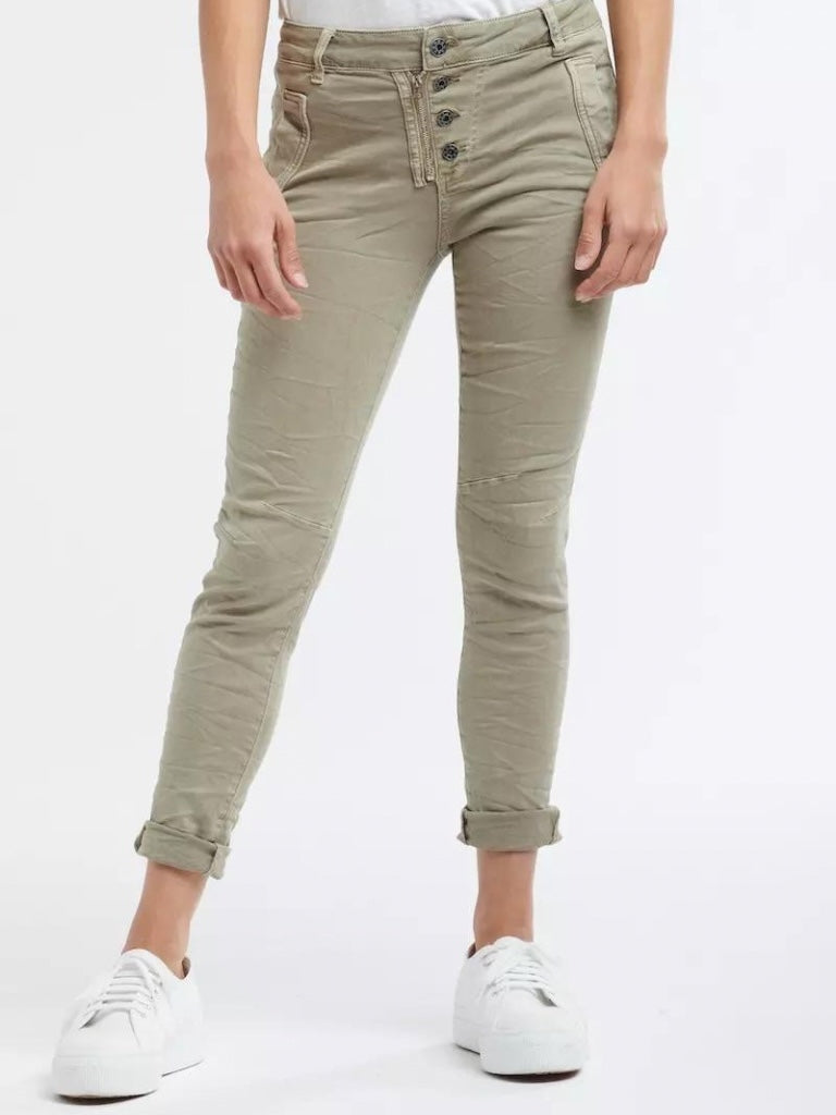 ITALIAN STAR BUTTON & ZIP FLY JEAN