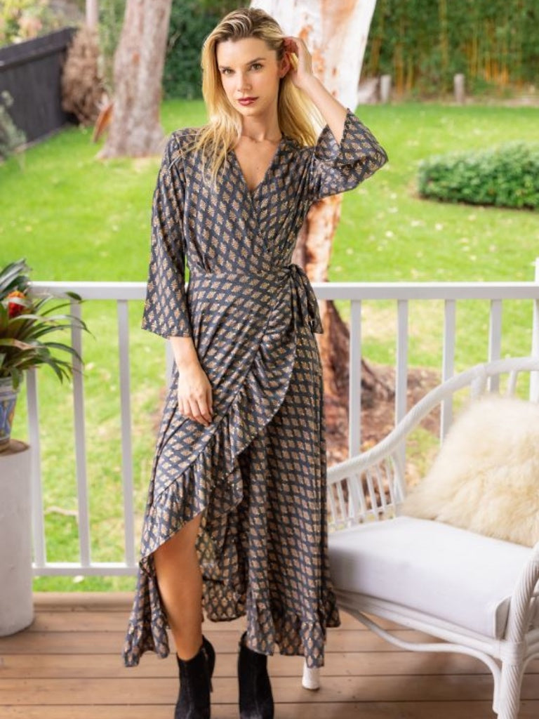 CIENNA SPIRIT WRAP DRESS
