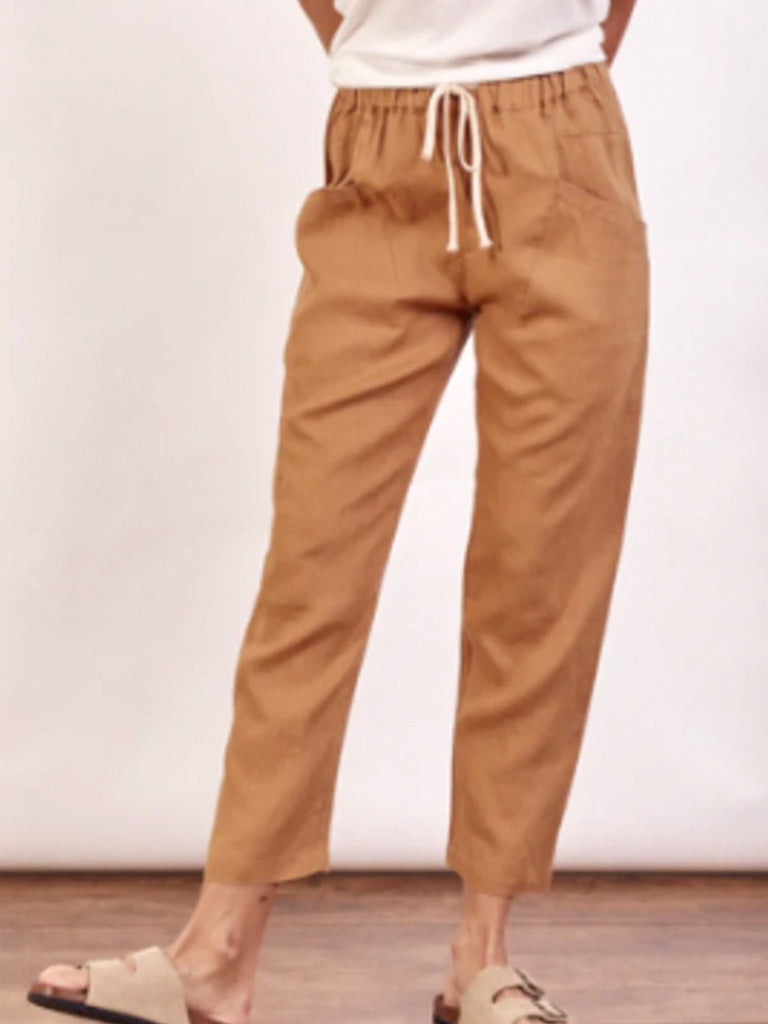 LITTLE LIES LINEN SAFARI PANT